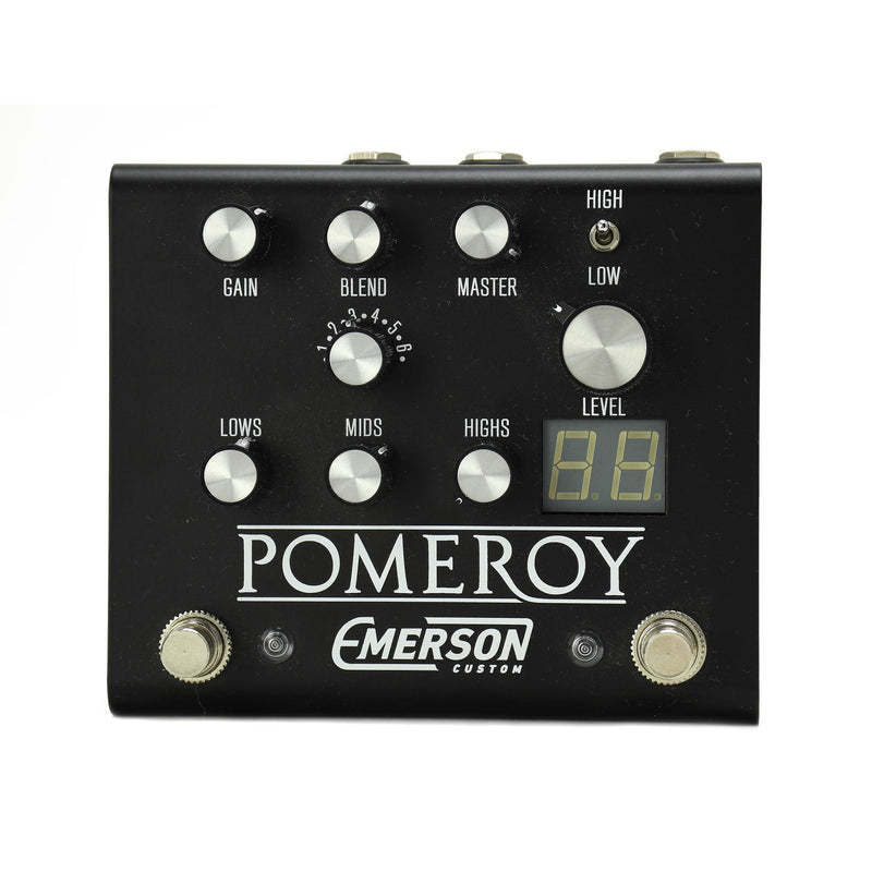 Emerson Custom Pomeroy Boost, Overdrive & Distortion Pedal, Black - Used