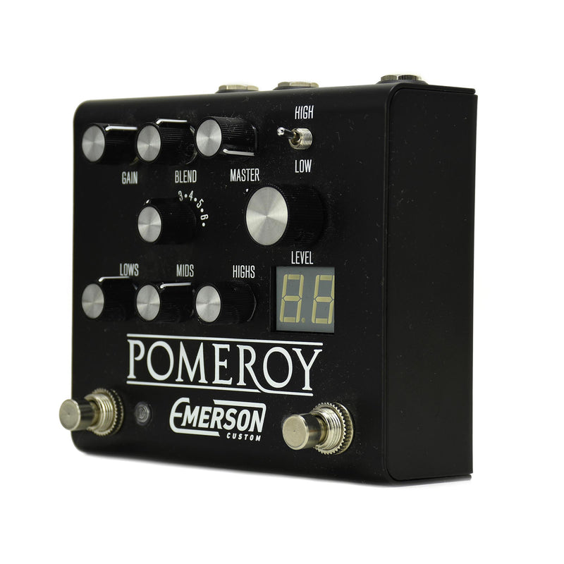 Emerson Custom Pomeroy Boost, Overdrive & Distortion Pedal, Black - Used