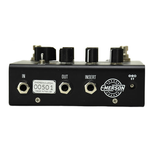 Emerson Custom Pomeroy Boost, Overdrive & Distortion Pedal, Black - Used