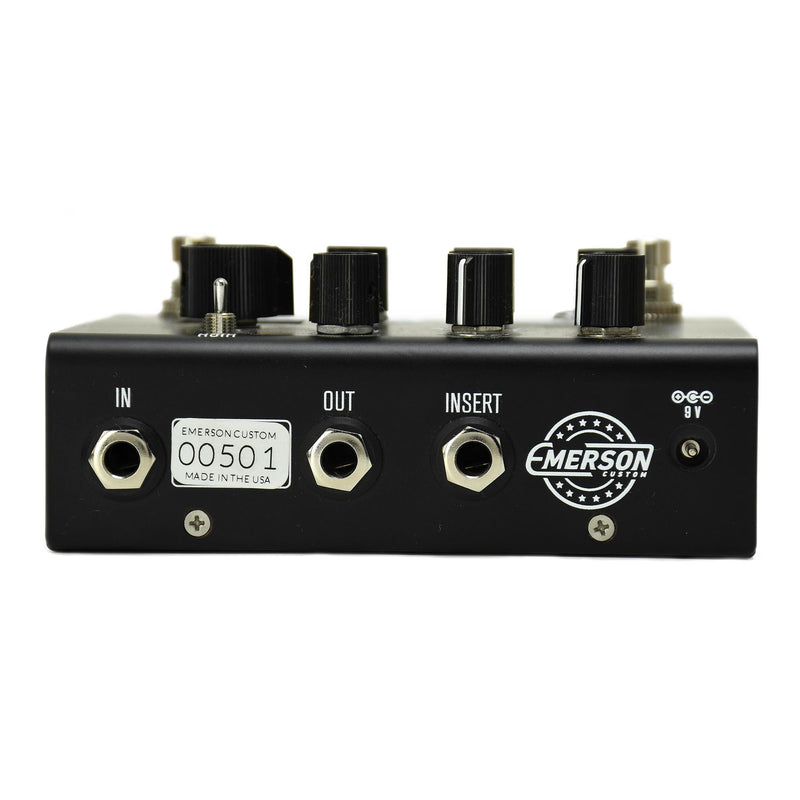 Emerson Custom Pomeroy Boost, Overdrive & Distortion Pedal, Black - Used