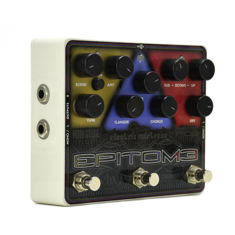 Electro Harmonix Multi-Effects Pedal: Micro Pog, Stereo Electric Mistress, Holy Grail Plus - Used