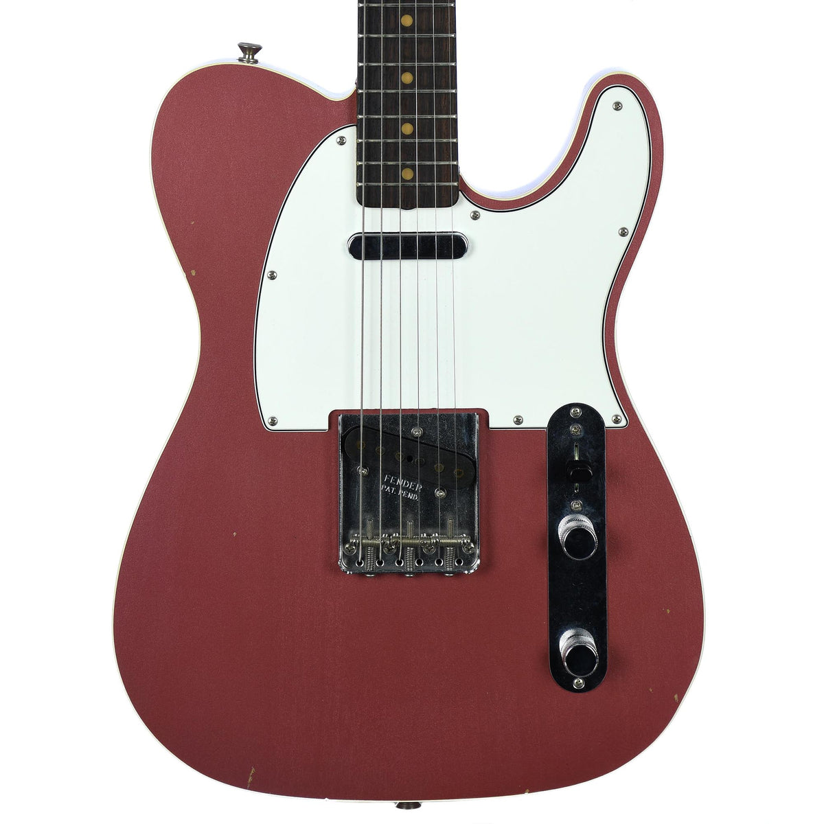 Fender Custom Shop 63' Journeyman Relic Tele - Aged Burgundy Mist - Used