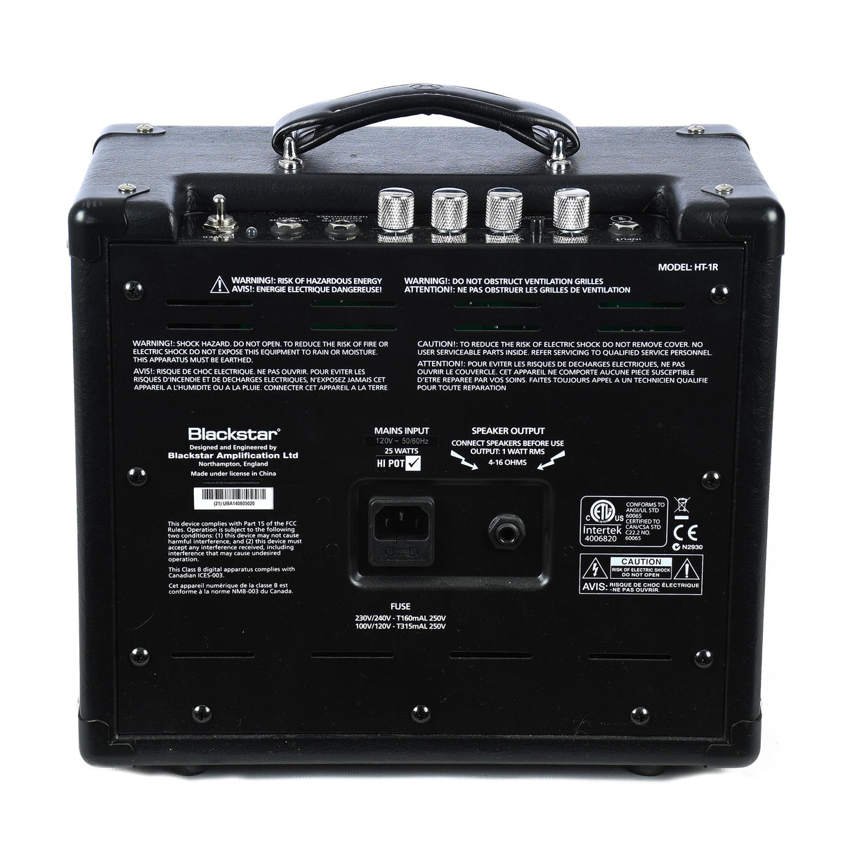 Blackstar HT1R 1 Watt Tube Amp - Used