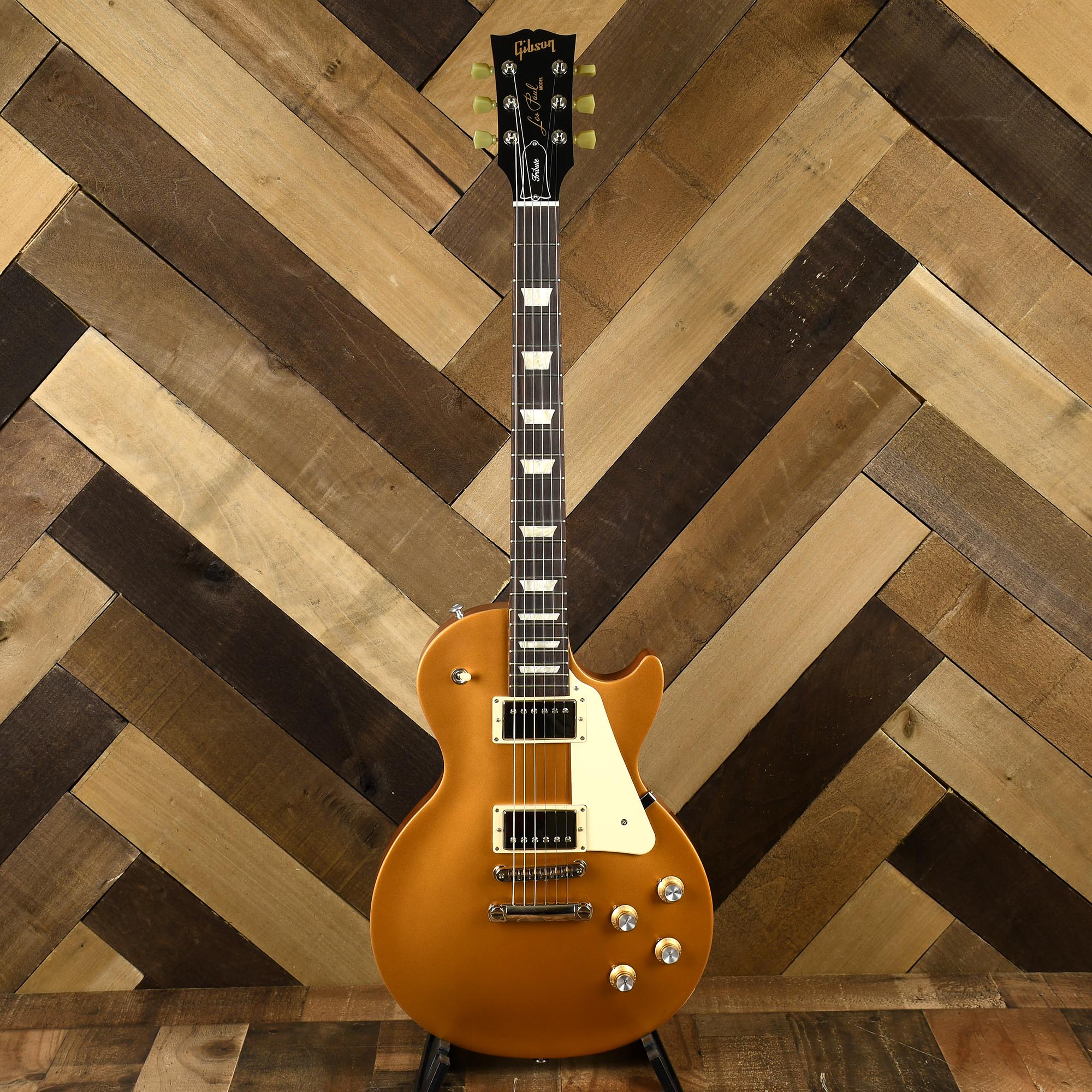 Gibson 60's Tribute Les Paul Studio Satin Goldtop With Gig Bag