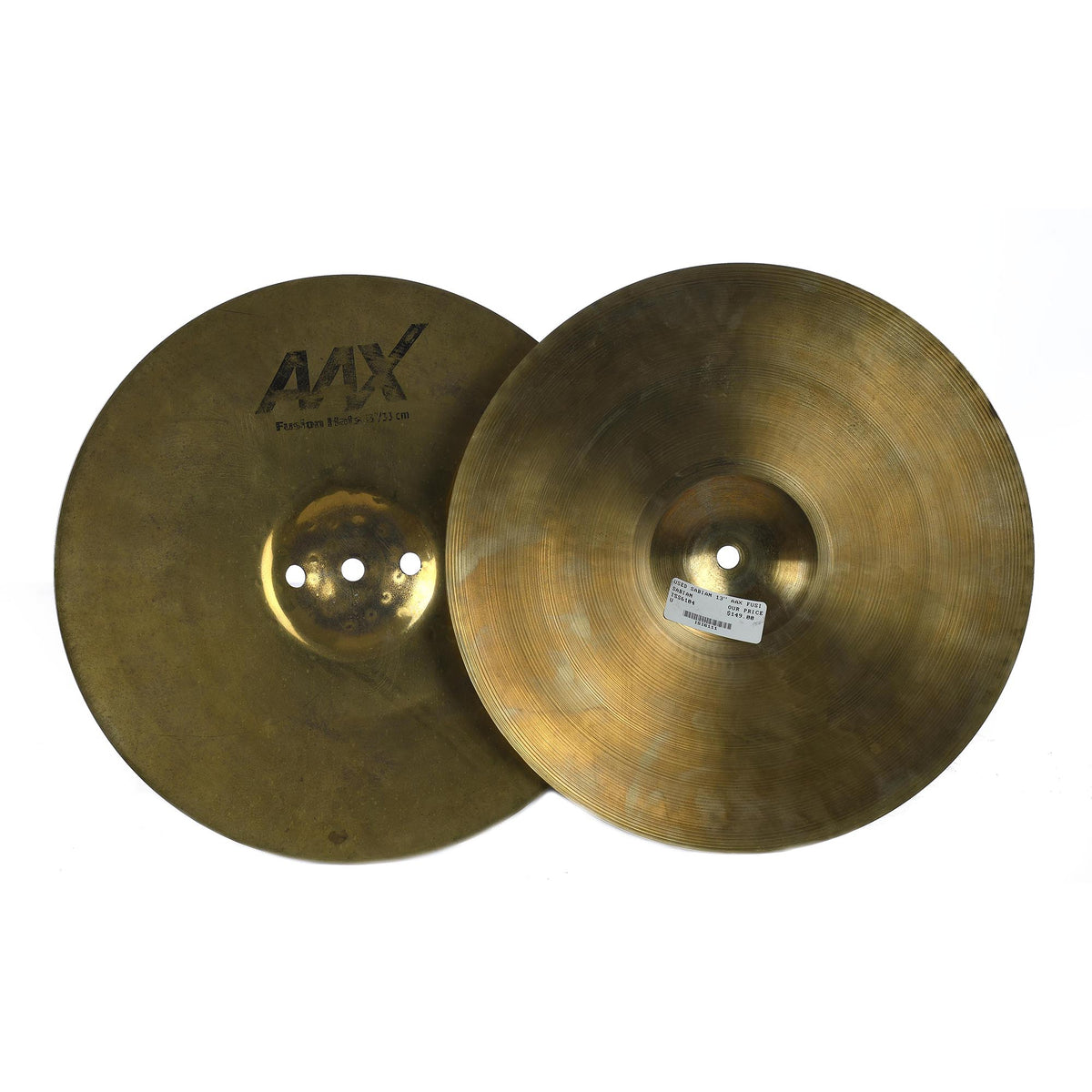 Sabian 13" AAX Fusion Hats - Used