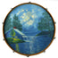 Brandless 1920's 26" Painted Scene Bass Drum - Used