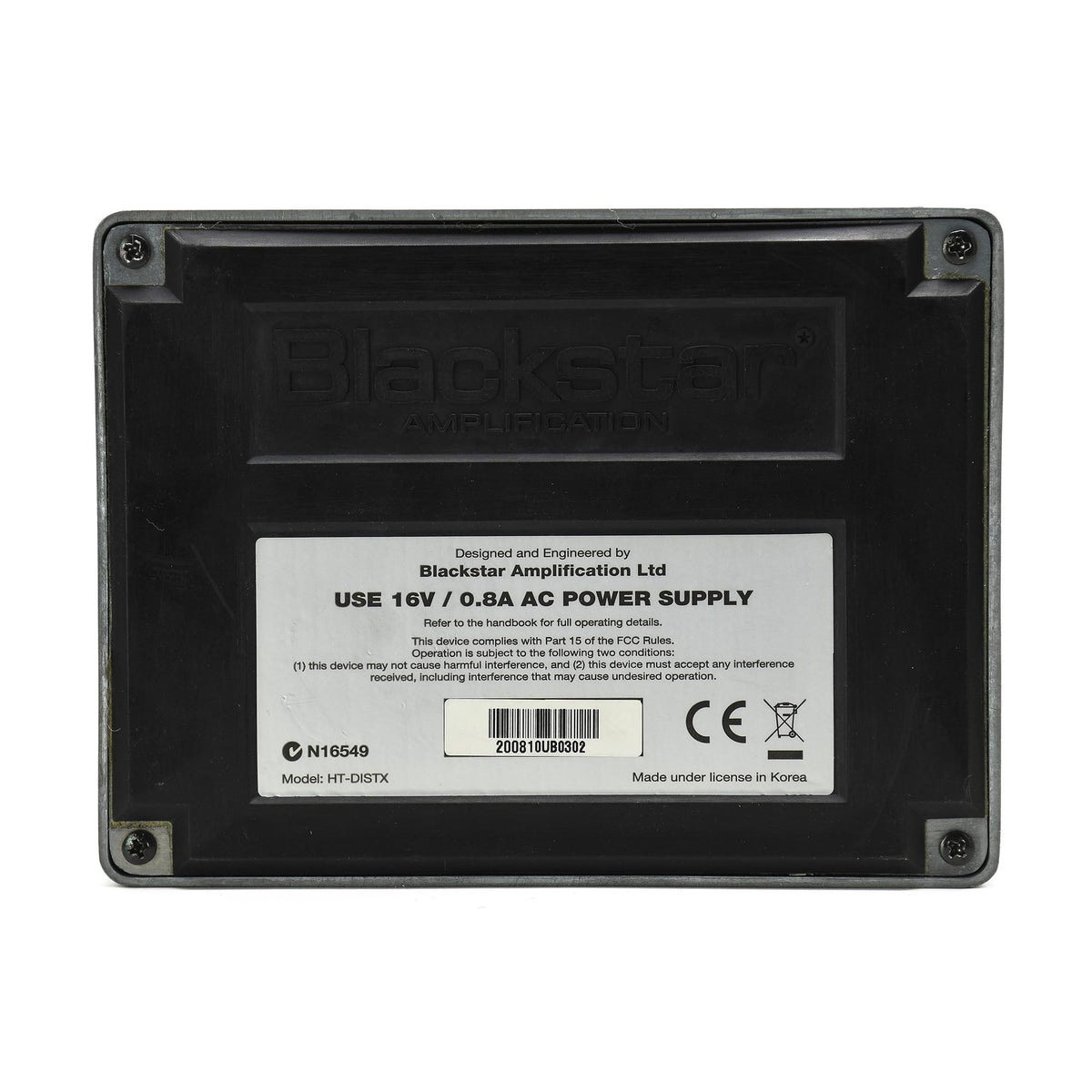 Blackstar HT-DISTX High Gain Valve Distortion - Used