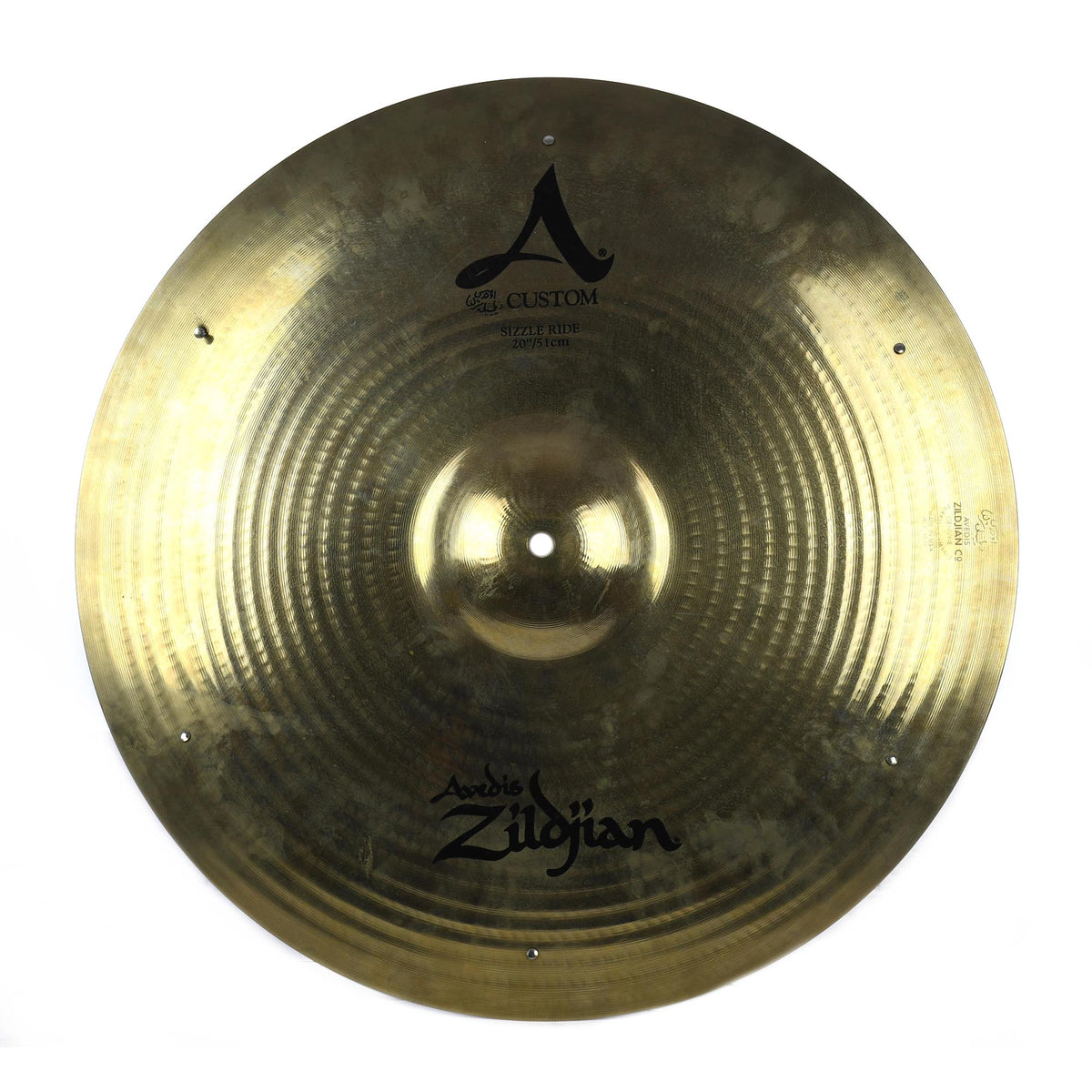 Zildjian 20" A Custom Sizzle Ride - Used