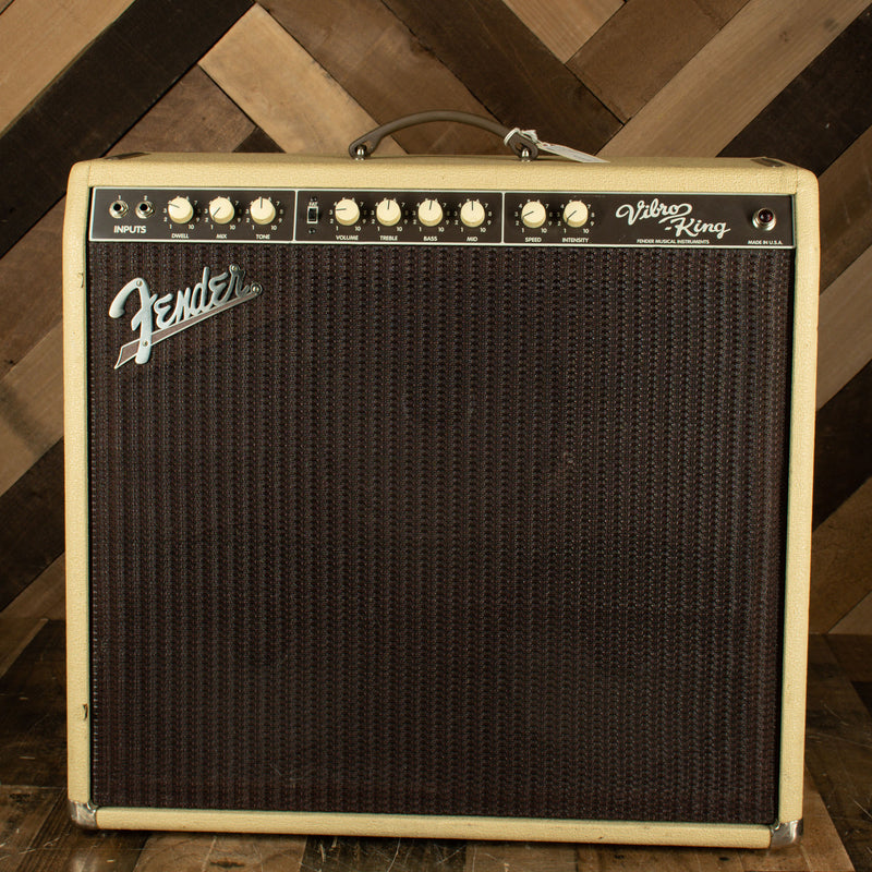 Fender 1995 Vibro King 60 Watt 3x10 Amplifier, Blonde Tolex - Used