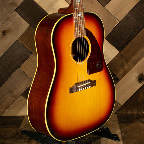 Epiphone 2020 USA Texan Acoustic Guitar, Vintage Sunburst With OHC - Used