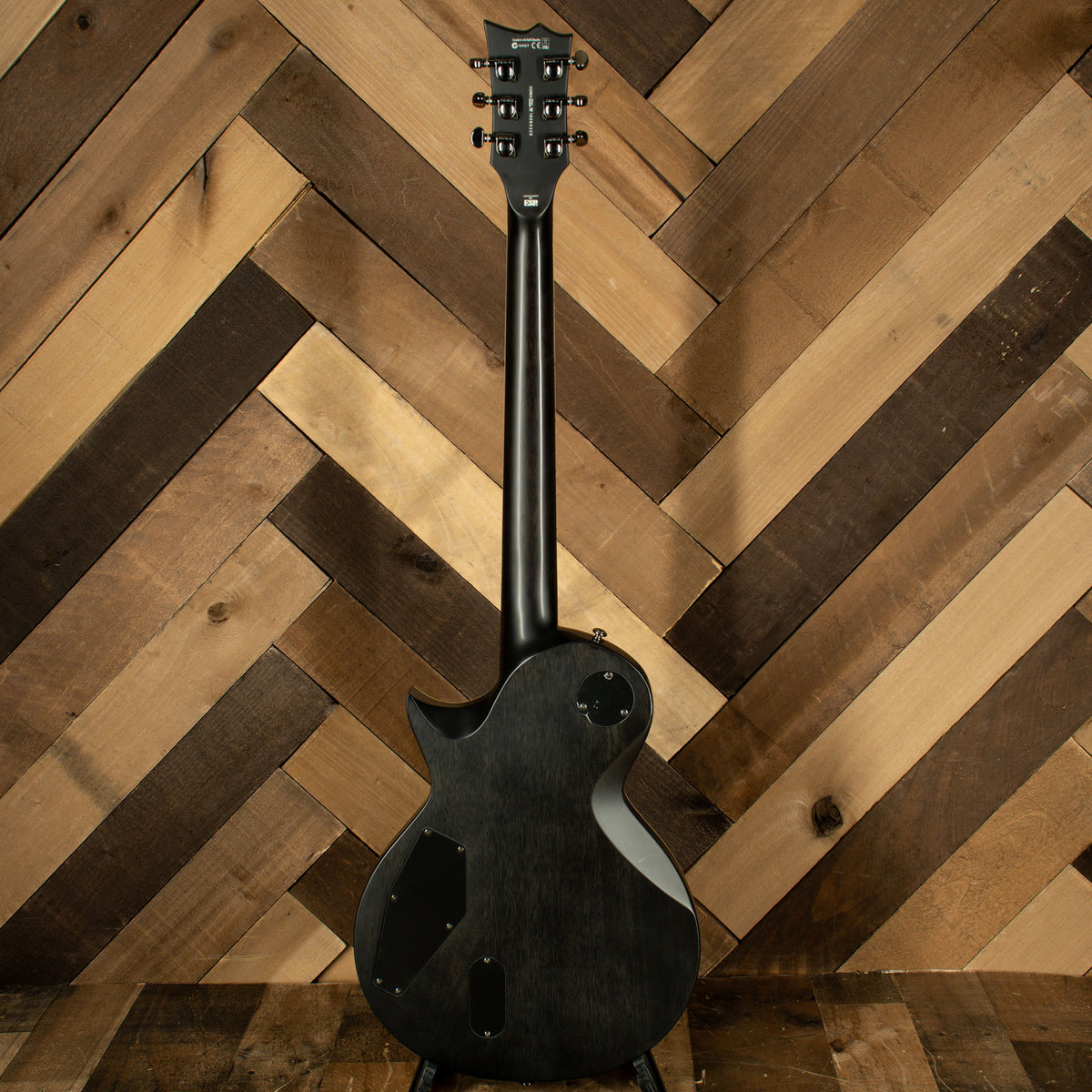 LTD 2021 EC-401QW Electric Guitar, Satin See-Thru Black - Used