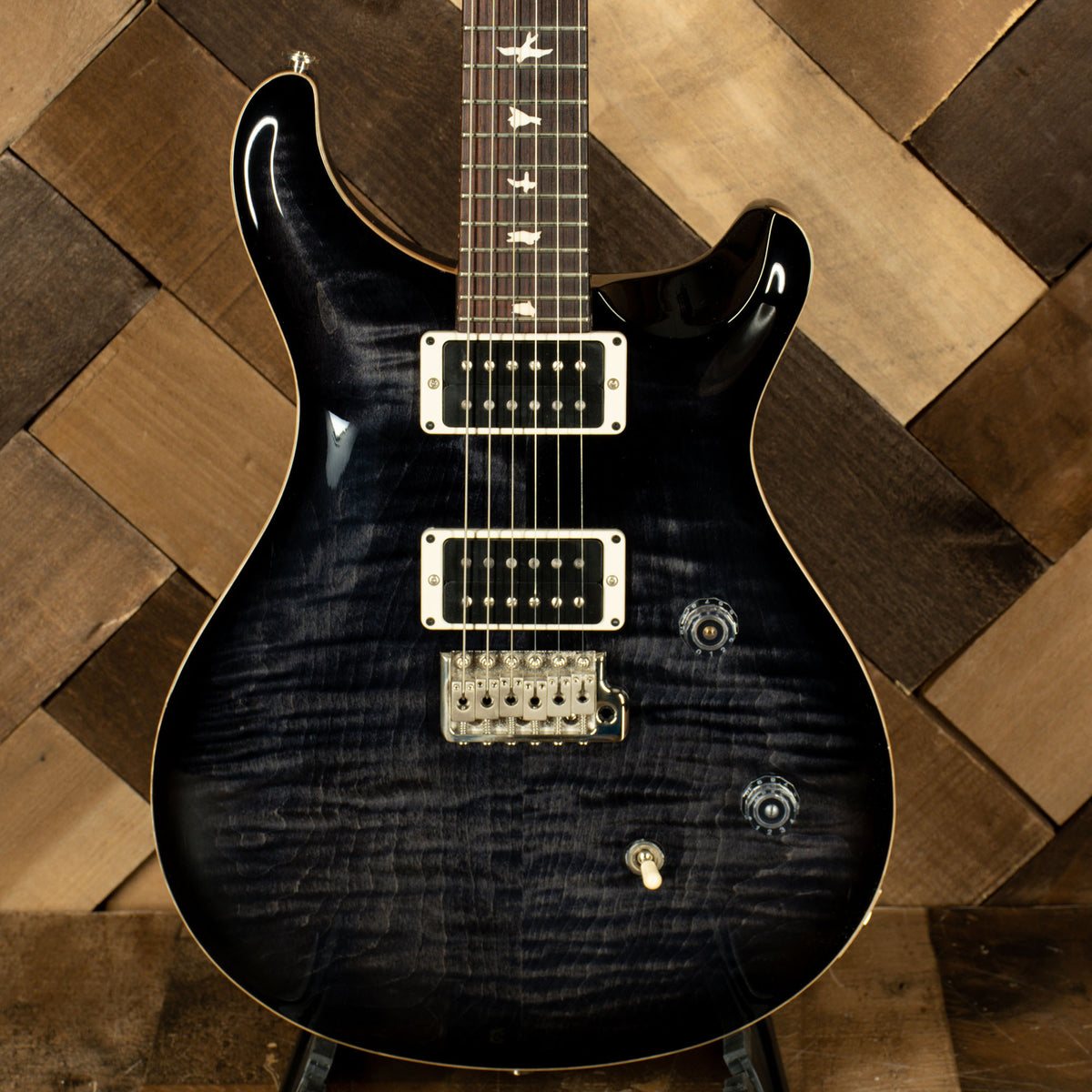 PRS 2021 CE-24 Electric Guitar, Charcoal Burst With OGB - Used