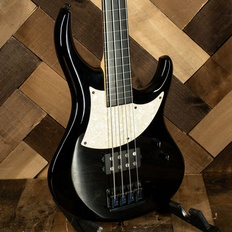 MTD 2003 Kingston Artist 4 Fretless Bass Guitar, Black - Used
