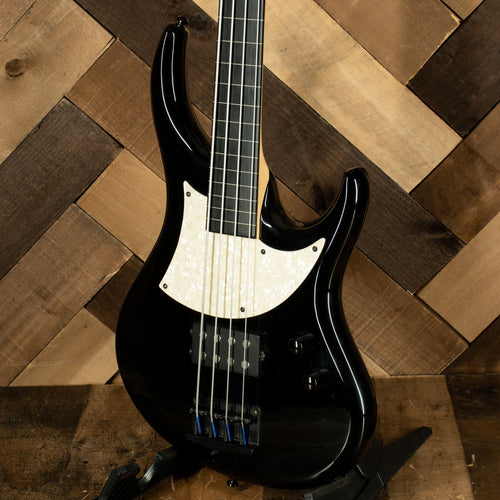 MTD 2003 Kingston Artist 4 Fretless Bass Guitar, Black - Used