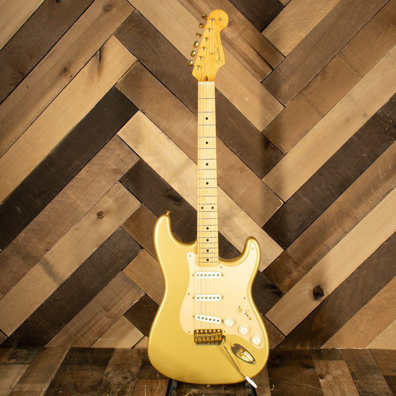 Fender 2004 50th Anniversary Stratocaster Electric Guitar, Aztec Gold - Used