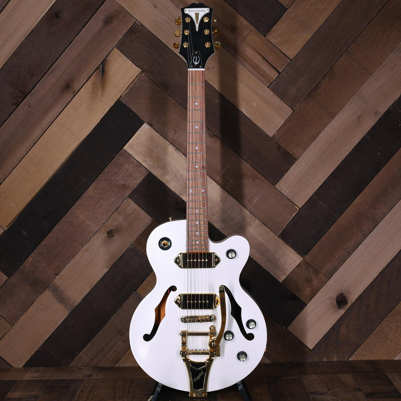 Epiphone 2018 Wildkat Royale With Bigsby And Roller Bridge Pearl White - Used