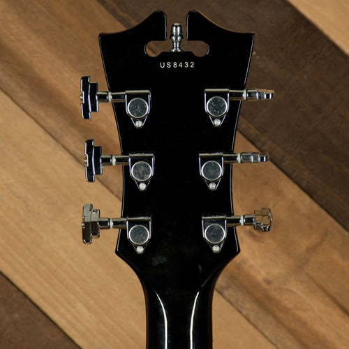 D'Angelico 2017 Premier DC DAPDCSBKCSCB Electric Guitar, Black With OGB - Used