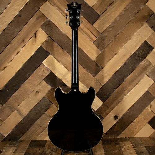 D'Angelico 2017 Premier DC DAPDCSBKCSCB Electric Guitar, Black With OGB - Used