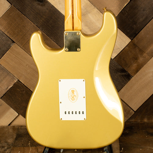 Fender 2004 50th Anniversary Stratocaster Electric Guitar, Aztec Gold - Used