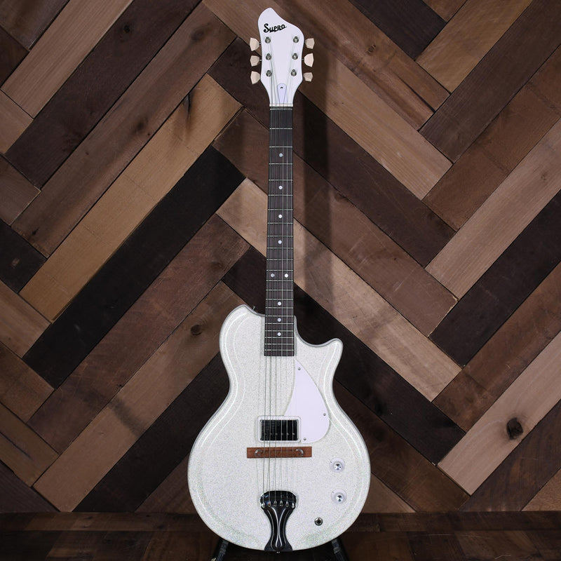 Supro 2018 1572W Belmont Single Pickup Americana Series Sparkle White - Used