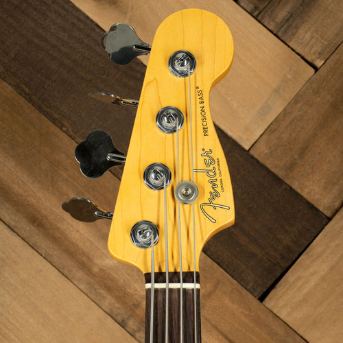 Fender 2021 American Professional II Precision Bass Guitar, Olympic White With OHC - Used