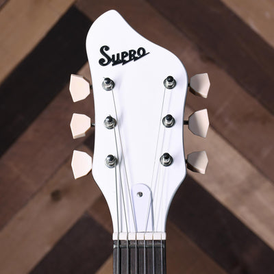 Supro 2018 1572W Belmont Single Pickup Americana Series Sparkle White - Used