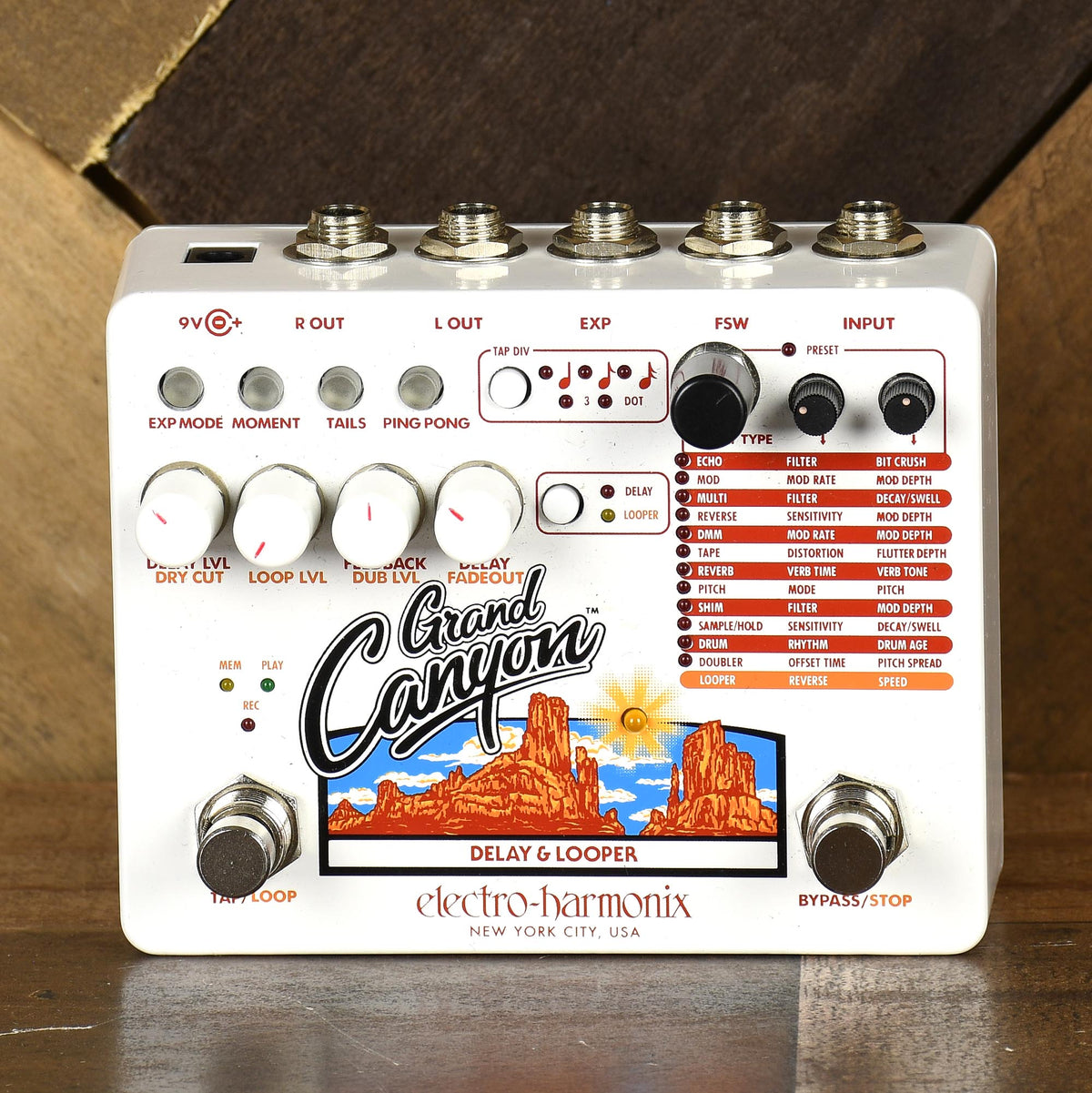 Electro Harmonix Grand Canyon Pedal - Used