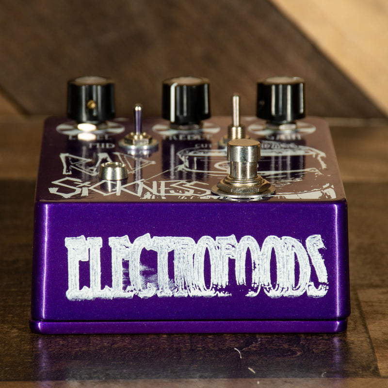 Electrofoods Ultd Rad Sickness 3x Silicon Active Booster Effect Pedal - Used
