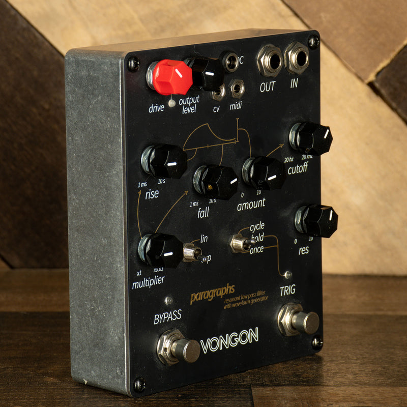 Vongon Paragraphs Resonant Low Pass Filter With Waveform Generator Effect Pedal - Used