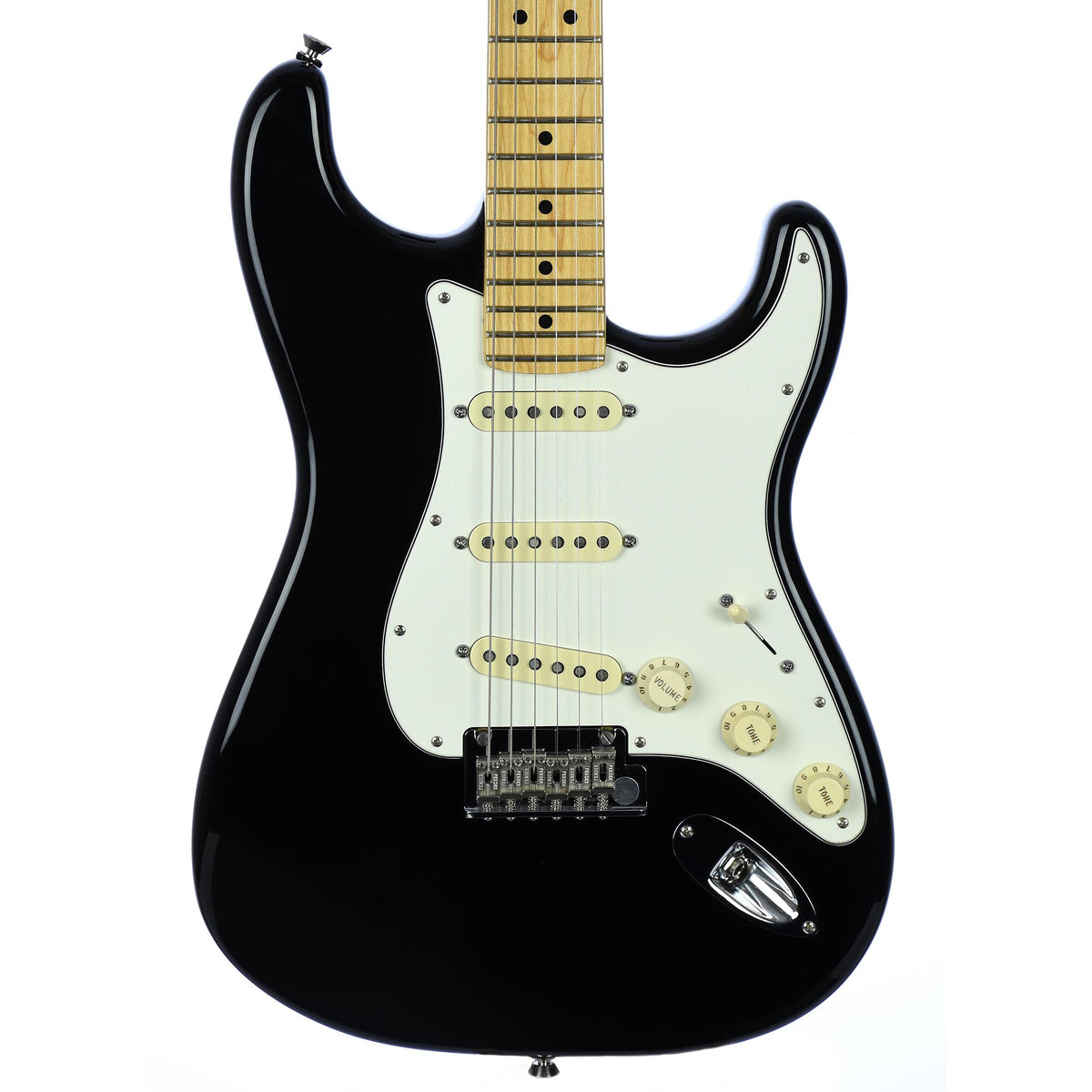 Fender 2016 American Standard Stratocaster, Maple Fingerboard, Black - Used