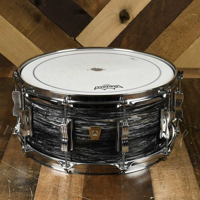 Ludwig 14x6.5" Classic Maple - Vintage Black Oyster With Bag - Used