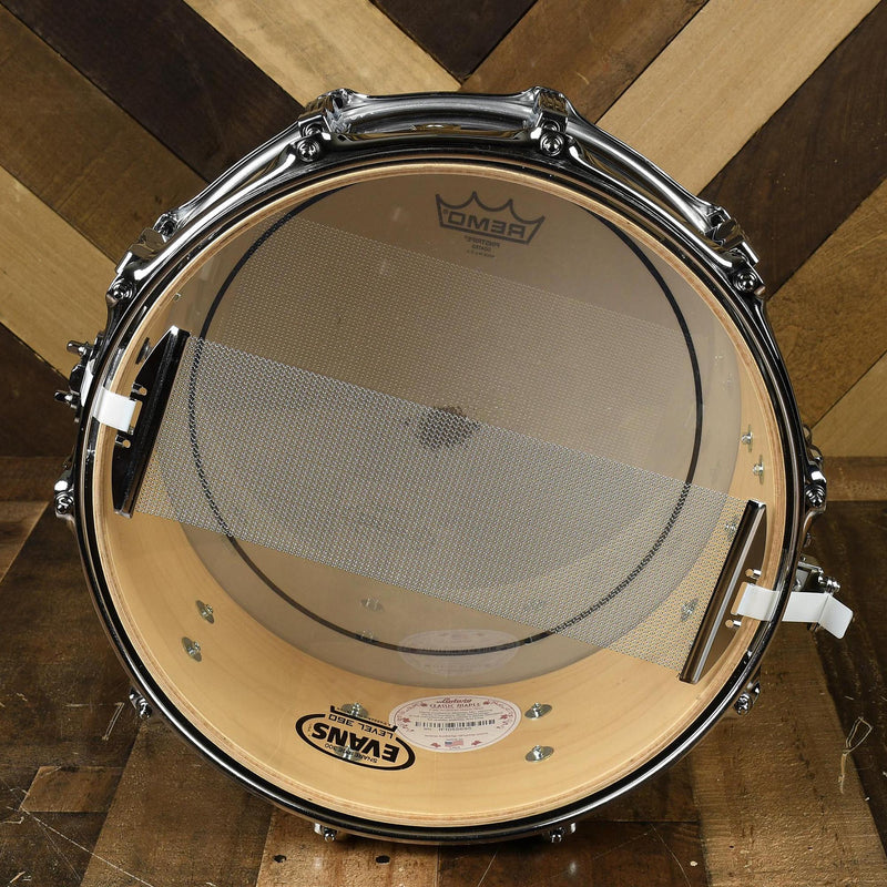 Ludwig 14x6.5" Classic Maple - Vintage Black Oyster With Bag - Used