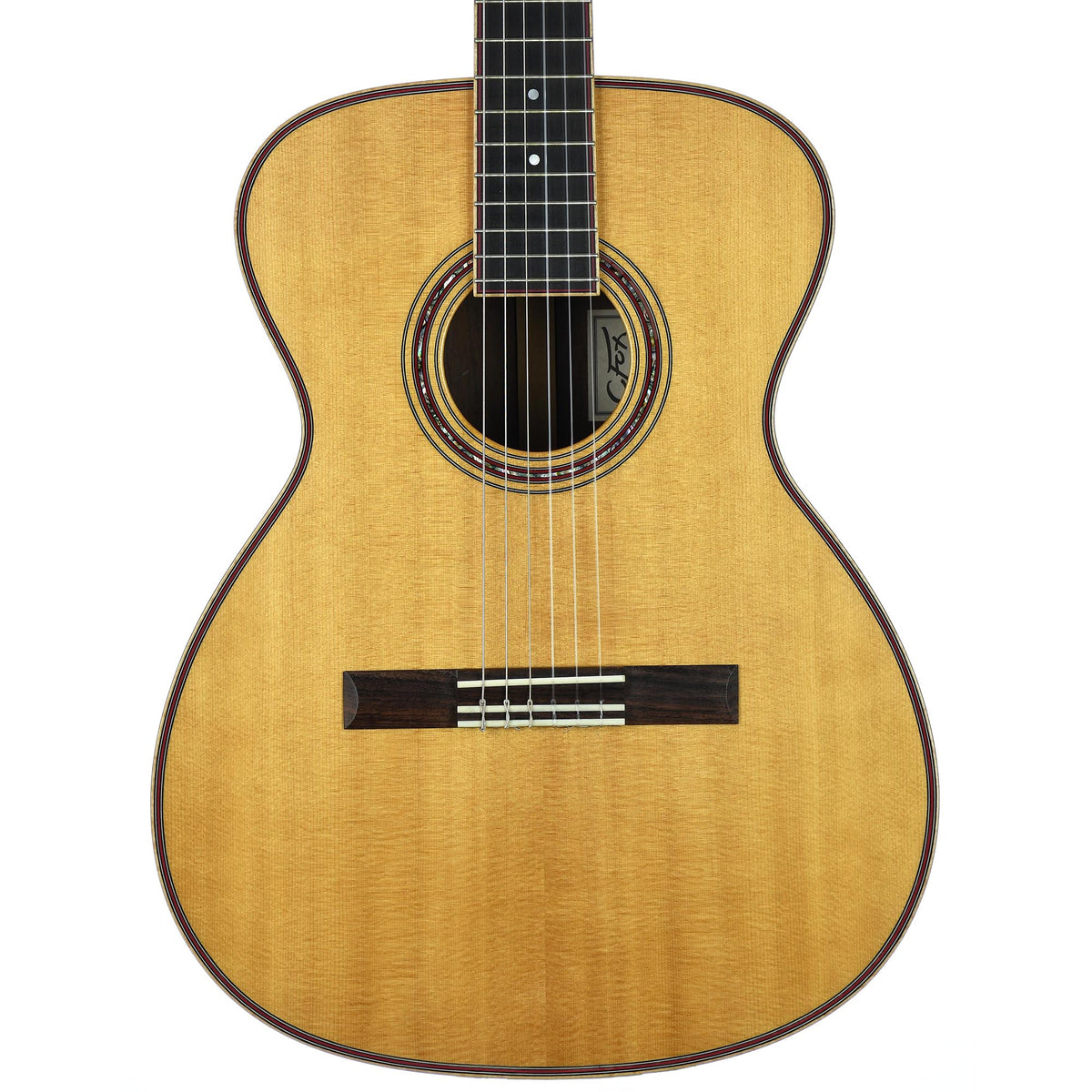 Fox Charles Fox Concert Sierra Nylon 000 Brazilian Natural - Used