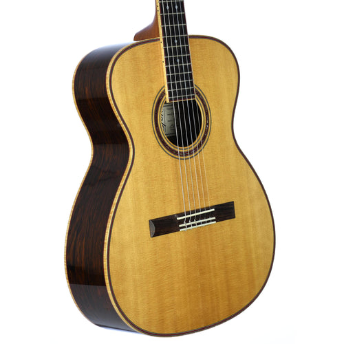 Fox Charles Fox Concert Sierra Nylon 000 Brazilian Natural - Used