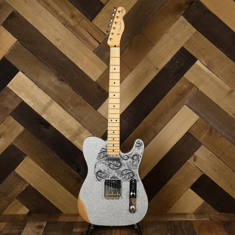 Fender Brad Paisley Road Worn Telecaster, Maple, Silver - Used