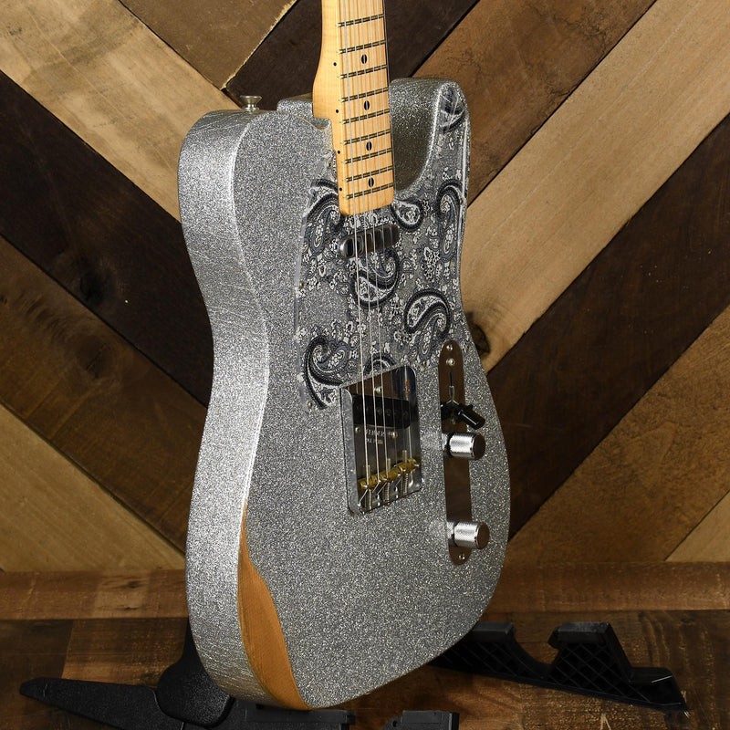 Fender Brad Paisley Road Worn Telecaster, Maple, Silver - Used