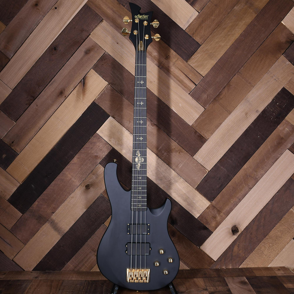 Schecter 2019 Johnny Christ Bass Matte Black - Used