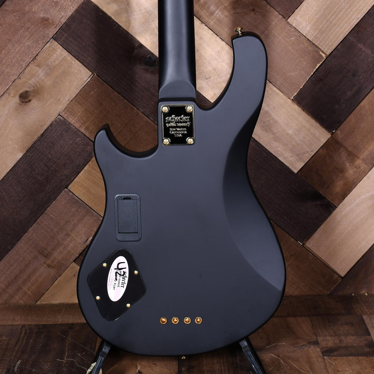 Schecter 2019 Johnny Christ Bass Matte Black - Used