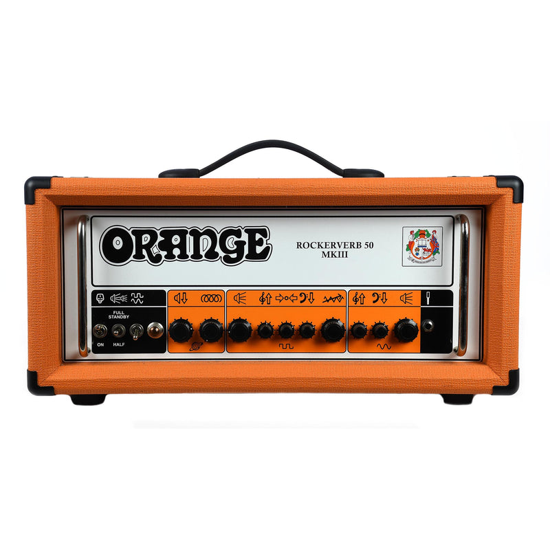 Orange Rockerverb 50 MkIII Head With Slip Cover - Used