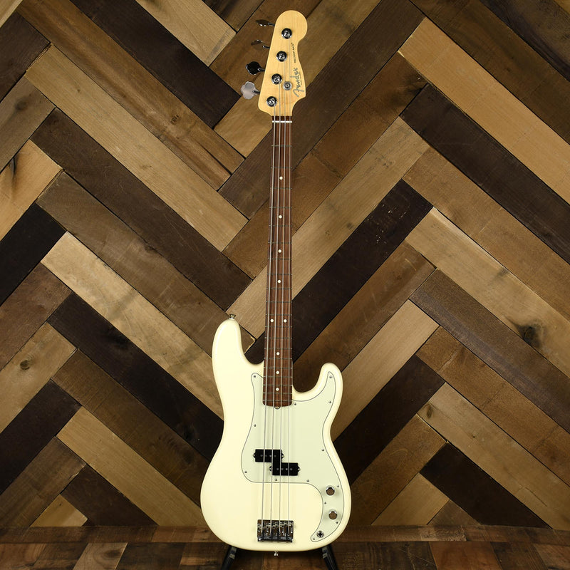 Fender American Professional Precision Bass, Rosewood, Olympic White - Used