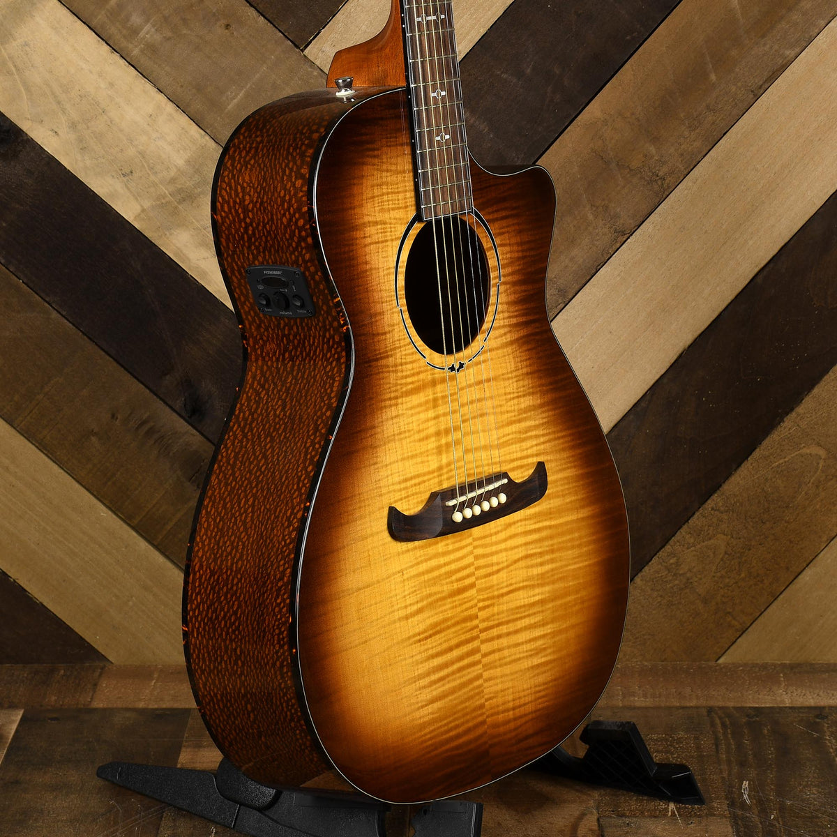 Fender FA-345CE Auditorium, 3-Tone Tea Burst - Used