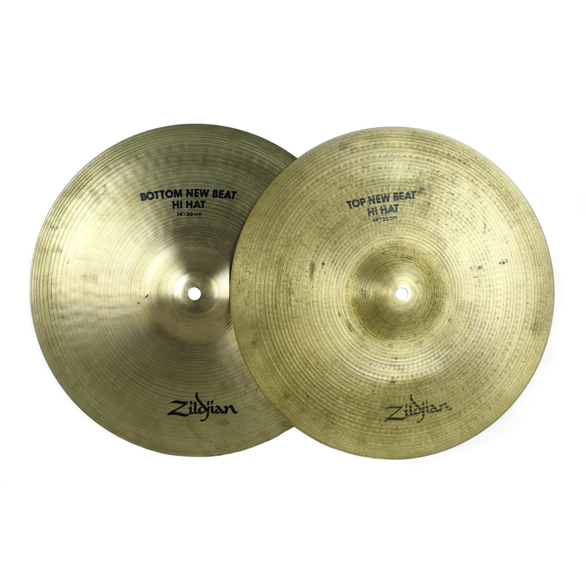 Zildjian 14 In New Beat Hi Hats - Used