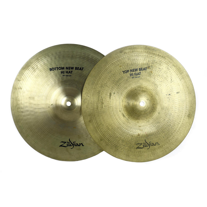 Zildjian 14 In New Beat Hi Hats - Used