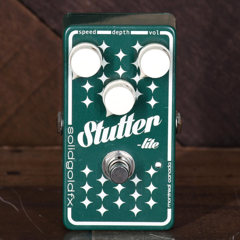 stutter guitar pedal SolidGoldFX Stutter Lite Tremolo Pedal