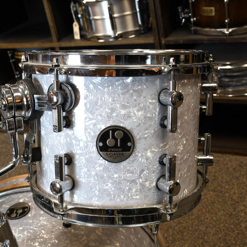 Sonor 4 Piece S Classix Birch White Marine Pearl - Used