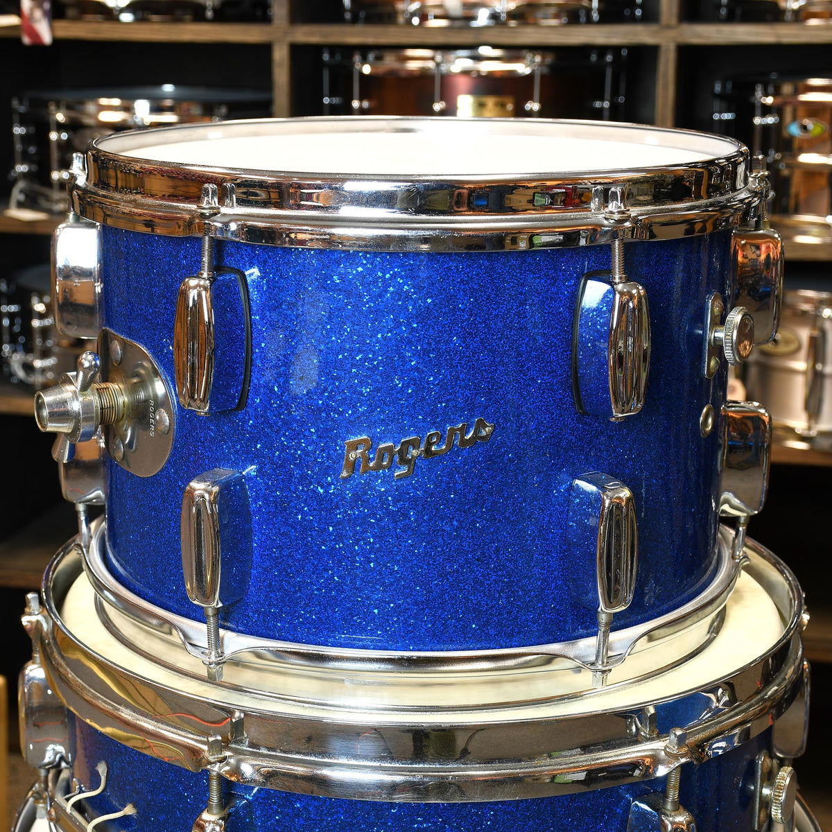 Rogers 4 Piece Holiday Blue Sparkle - Mismatch Floor - Used
