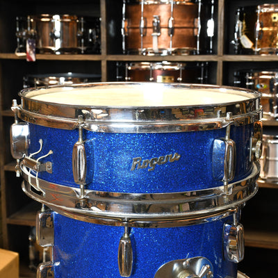 Rogers 4 Piece Holiday Blue Sparkle - Mismatch Floor - Used
