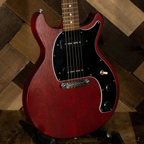 2019 Gibson Les Paul Tribute DC Electric Guitar, Cherry Satin with OGB - Used