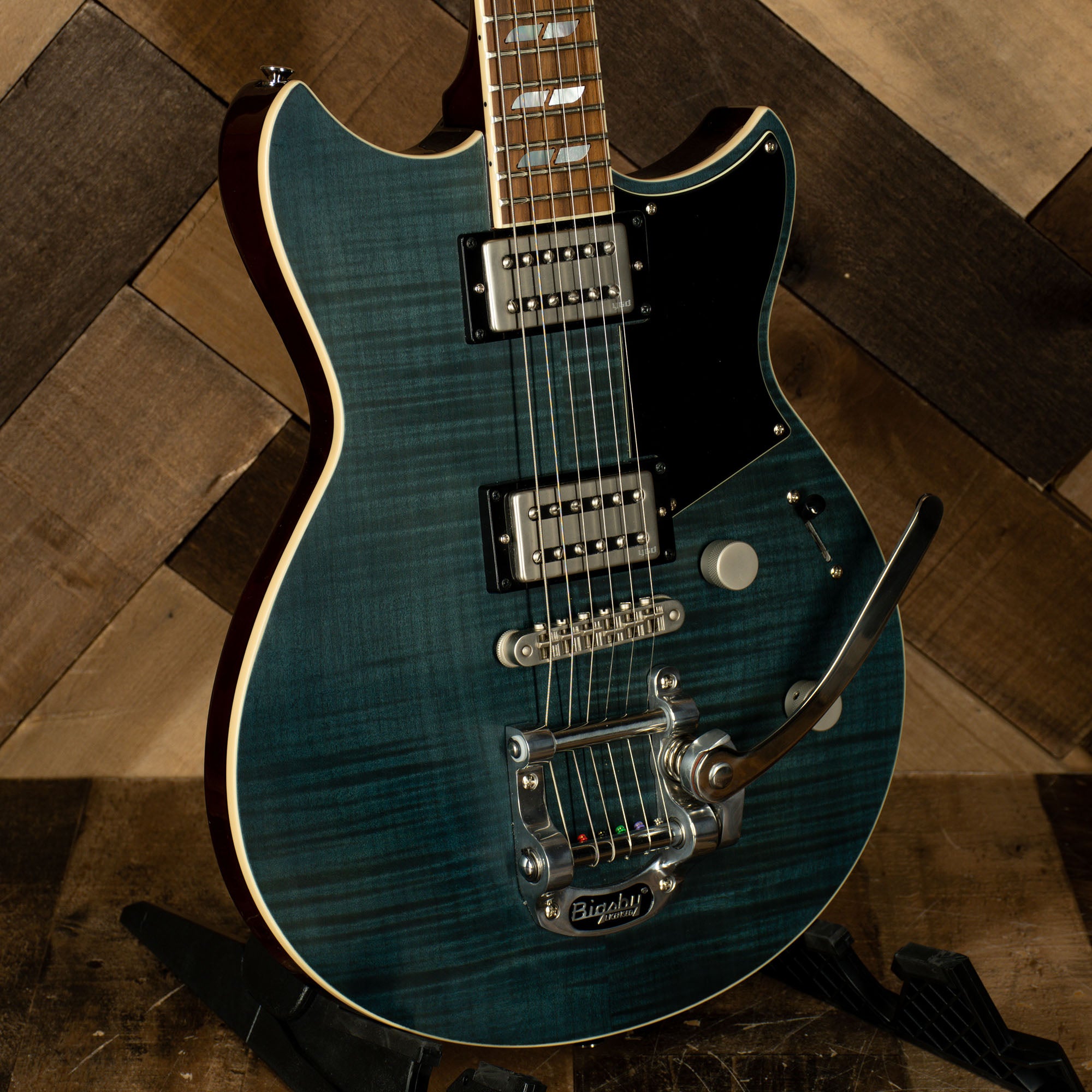2021 Yamaha Revstar RS720B Electric Guitar, Denim Blue with OGB