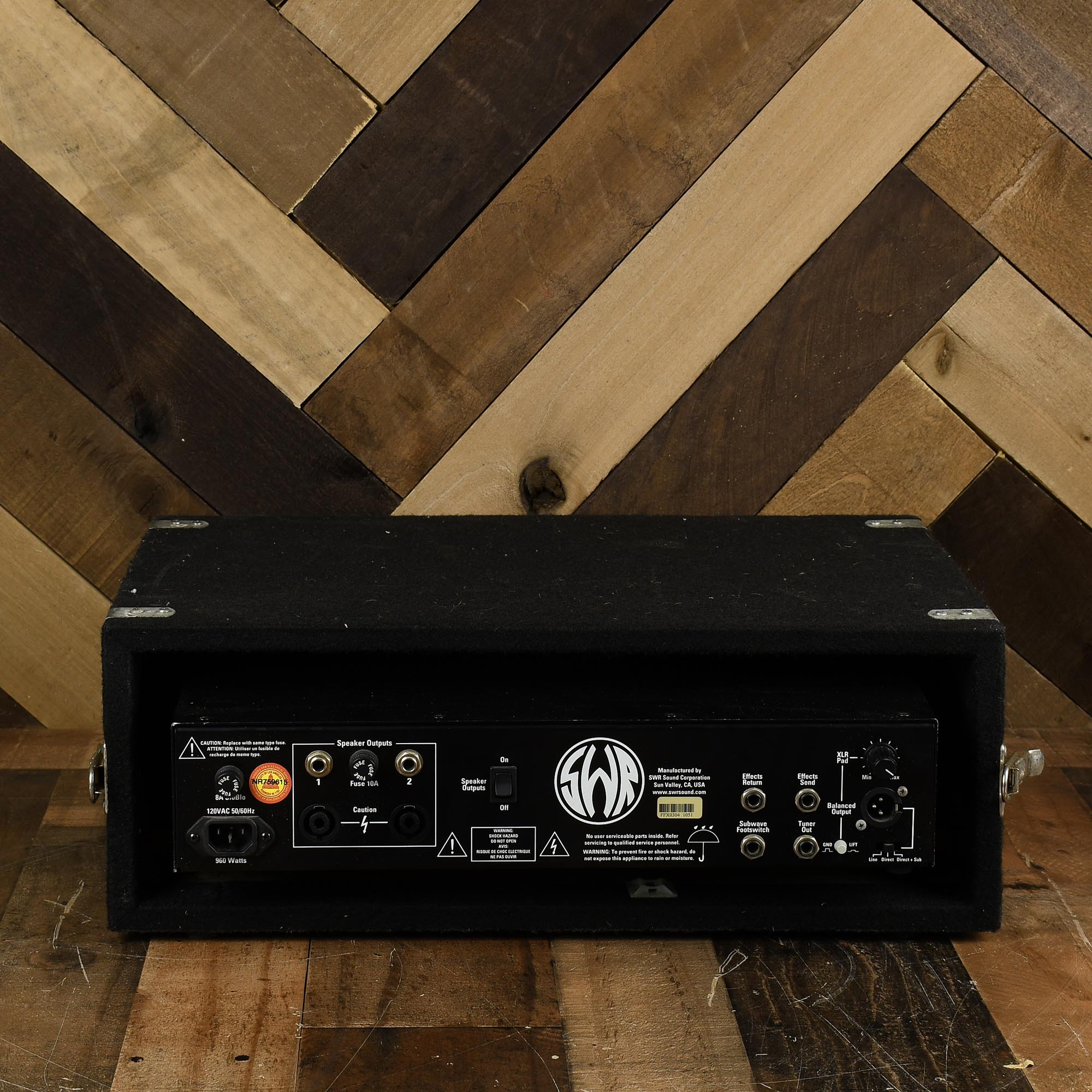 SWR 550X Bass Head With Rack Case - Used – Russo Music